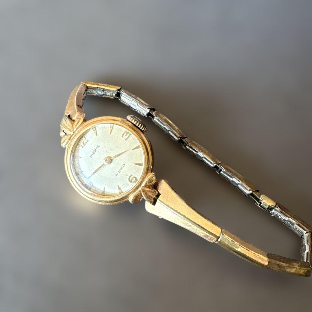 こ*こ様 値下げPIERCE 18K ゴールド 手巻き時計 こ*こ様 値下げPIERCE 18K ゴールド 手巻き時計 - メルカリ