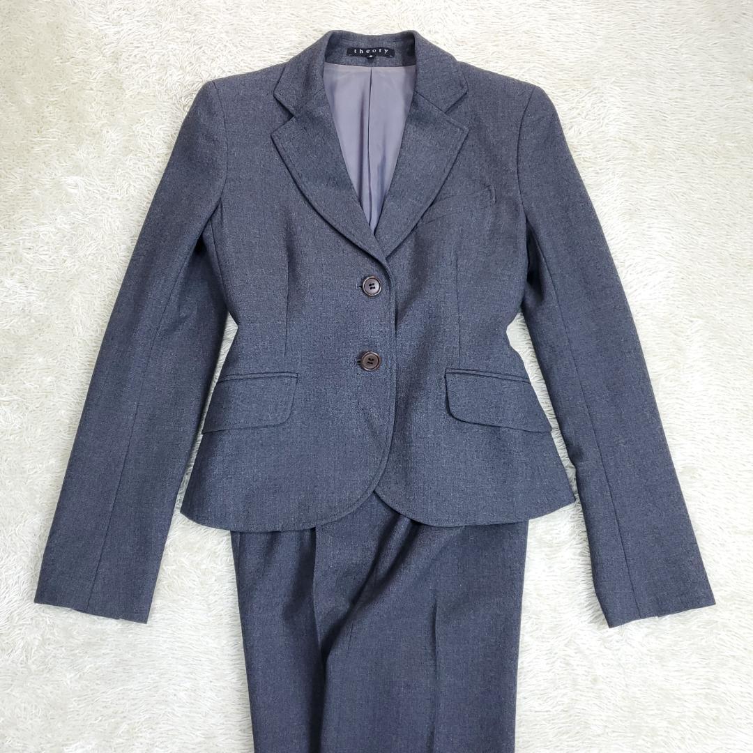 nananananananさん専用 Theory パンツスーツ グレー 2　M niana（ニアナ） セットアップ ドルマンスリーブデザインパンツスーツ