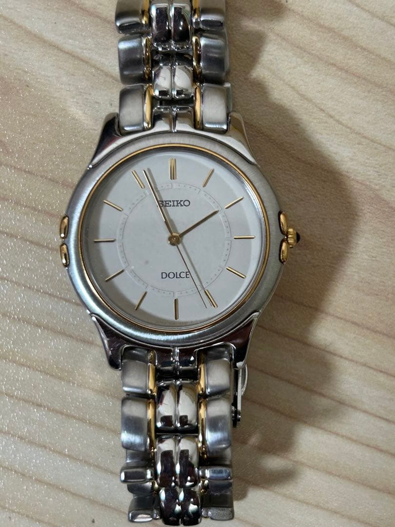 SEIKO DOLCE クォーツ腕時計 シルバー/ゴールド - メルカリ
