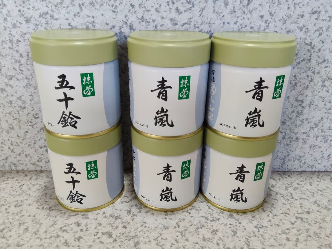 宇治 丸久小山園 抹茶 五十鈴40g缶×2 青嵐40g缶×4 【6缶セット】 楽天市場】【丸久小山園 / 抹茶】 五十鈴（ISUZU）40g缶【薄茶