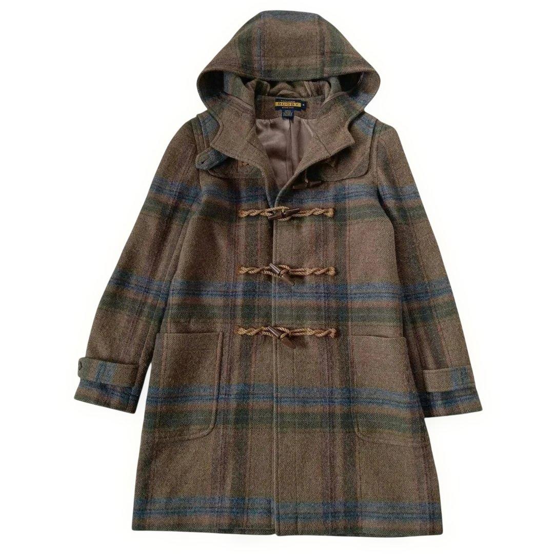 希少美品✨️ラルフローレン ラグビー ウール ダッフルコート チェック柄 希少美品✨️ラルフローレン ラグビー ウール ダッフルコート チェック