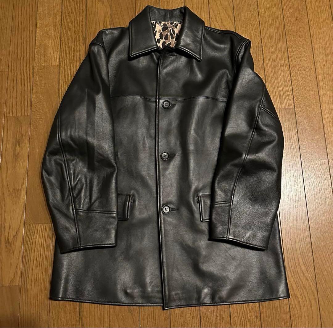 WACKO MARIA ワコマリア カーコート 羊革 渋川清彦 野村訓市 - メルカリ