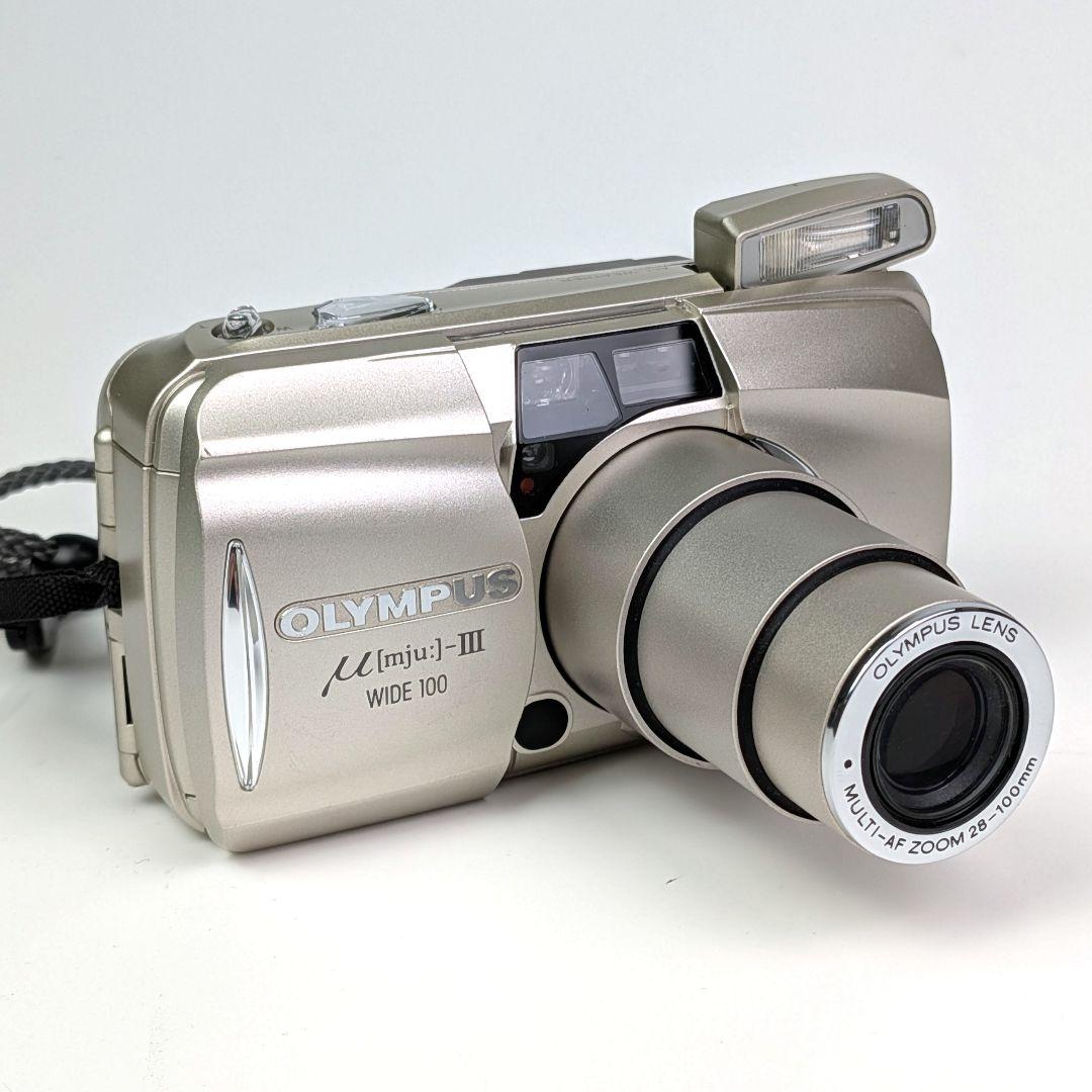 OLYMPUS μ [mju:]-III WIDE 100 フィルムカメラ Olympus Mju III Wide 100 – Retro Camera Shop