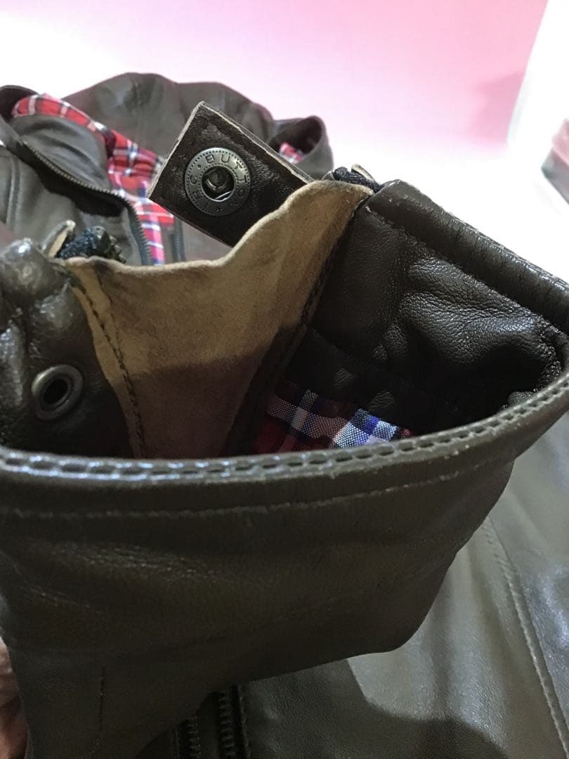 21399 56Design レザージャケット 56 デザイン 羊革 M 美品 - メルカリ