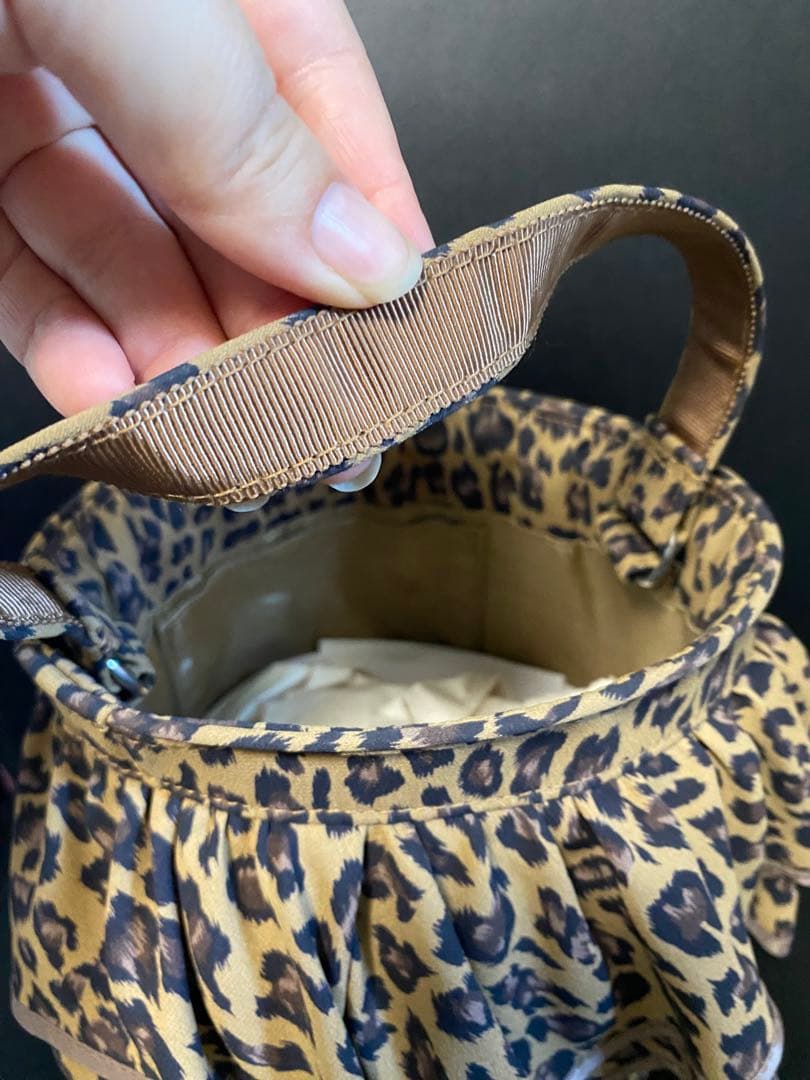 セツコサジテール ヒョウ柄 シティ レオパード バケツ型バッグ - メルカリ