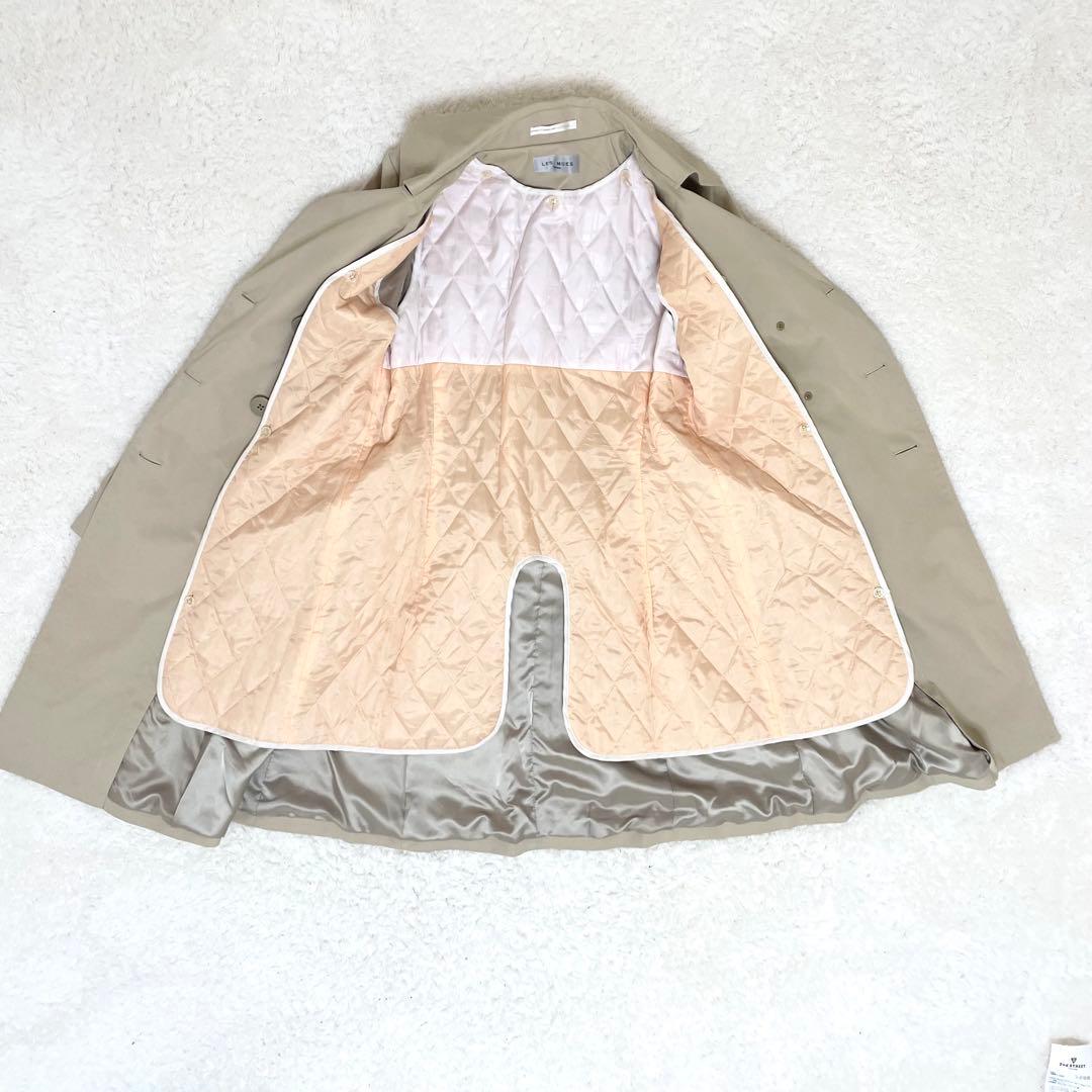 美品 LES MUES トレンチコート L ライナー付 ベージュ AOKI 就活