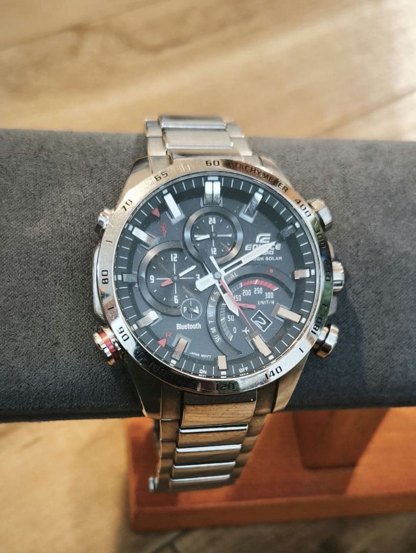 EDIFICE EQB-500D Bluetooth搭載 CASIO BLUETOOTH EDIFICE WATCH EQB-500D-1ADR UNBOXING - YouTube