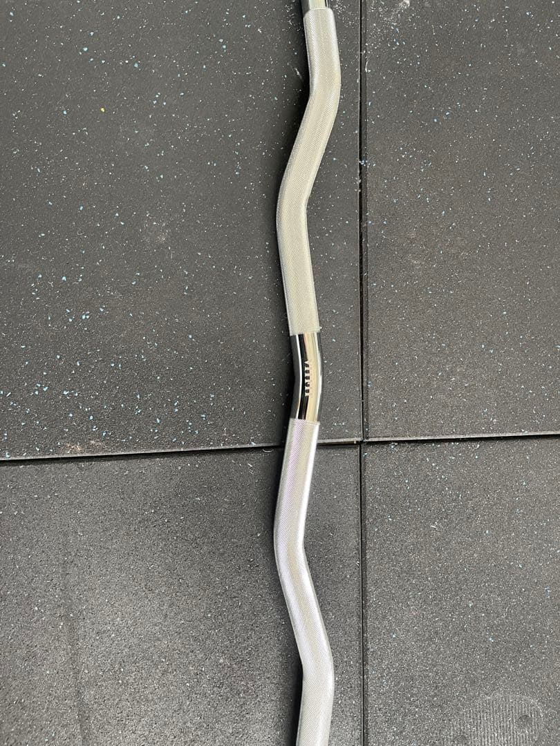 ☆残り3本☆送料無料☆新品☆28mm バーベル 120cm EZバー Wシャフト