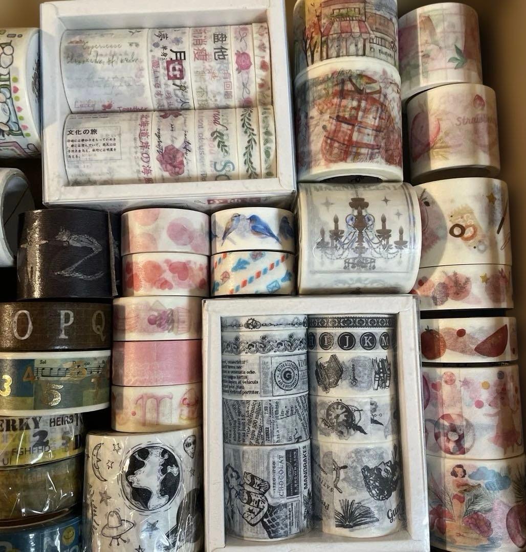 海外マスキングテープ 白黒マステ 数字 まとめ売り （13） - メルカリ