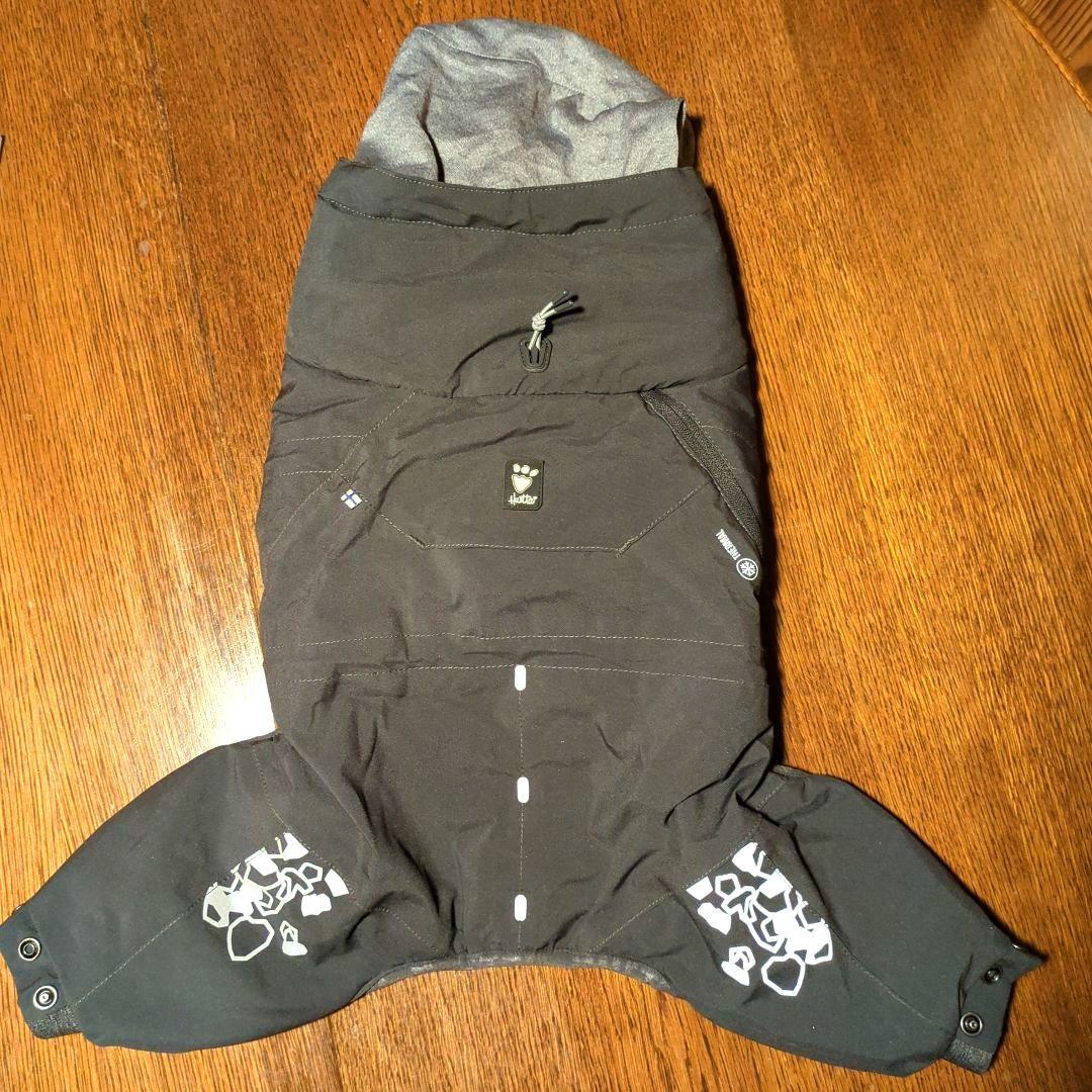 Hurtta エクストリームオーバーオール 犬用防寒オーバーオール グレイ30М Hurtta フルッタ 犬 服 オーバーオール 犬服 冬 アウター 大型犬 防寒