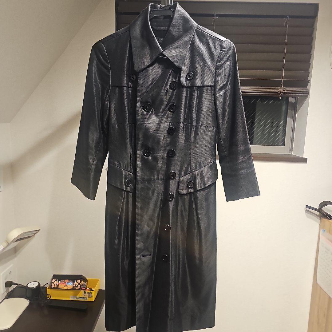 BURBERRY ブラック トレンチコート 38 BURBERRY（バーバリー） トレンチコート Kensington Long ケンジントン