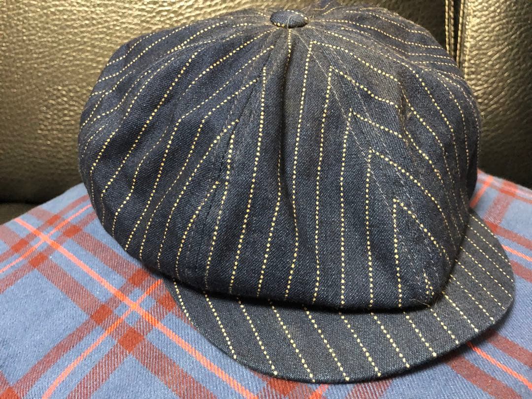 REAL McCOY'S ウォバッシュストライプキャスケット 7 1/2 WABASH REVERSIBLE WORK CAP | HATS | The Real McCoy's ONLINE STORE