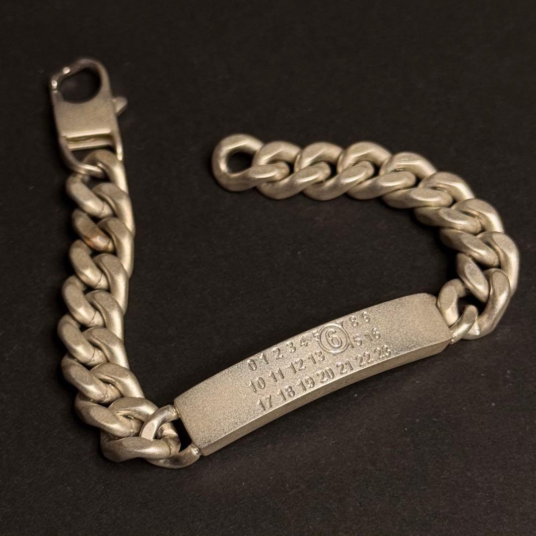 MM6 Maison Margiela （本体のみ)シルバーチェーンブレスレット Maison Margiela（メゾンマルジェラ） エムエム 6 MM6 Maison Margiela