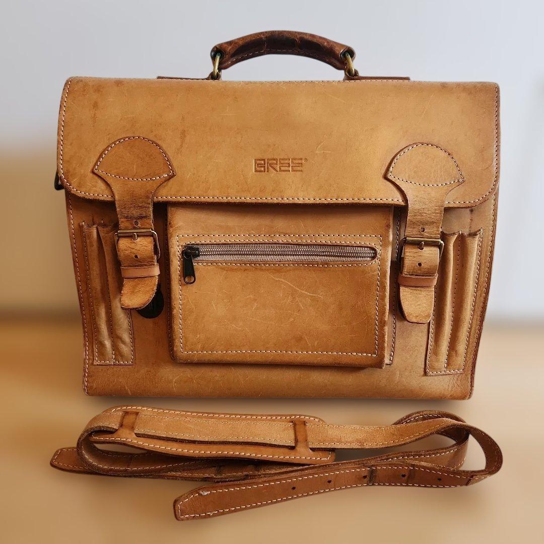 BREE ブリー 3way バッグ 本革 ビジネスバッグ BREE / ブリー ヌメ革 3way ビジネスバッグ / ブリーフケース