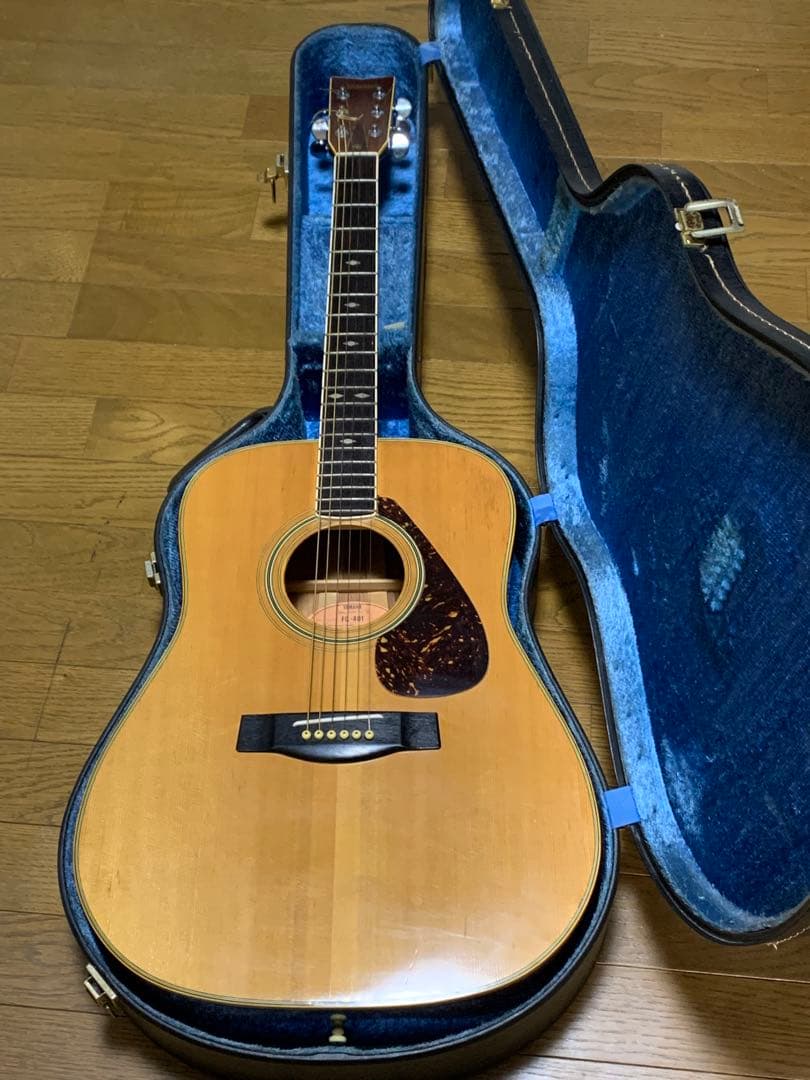 YAMAHA FG-401 オレンジラベル　ハードケース Yahoo!オークション -「ギター fg401 オレンジラベル」の落札相場