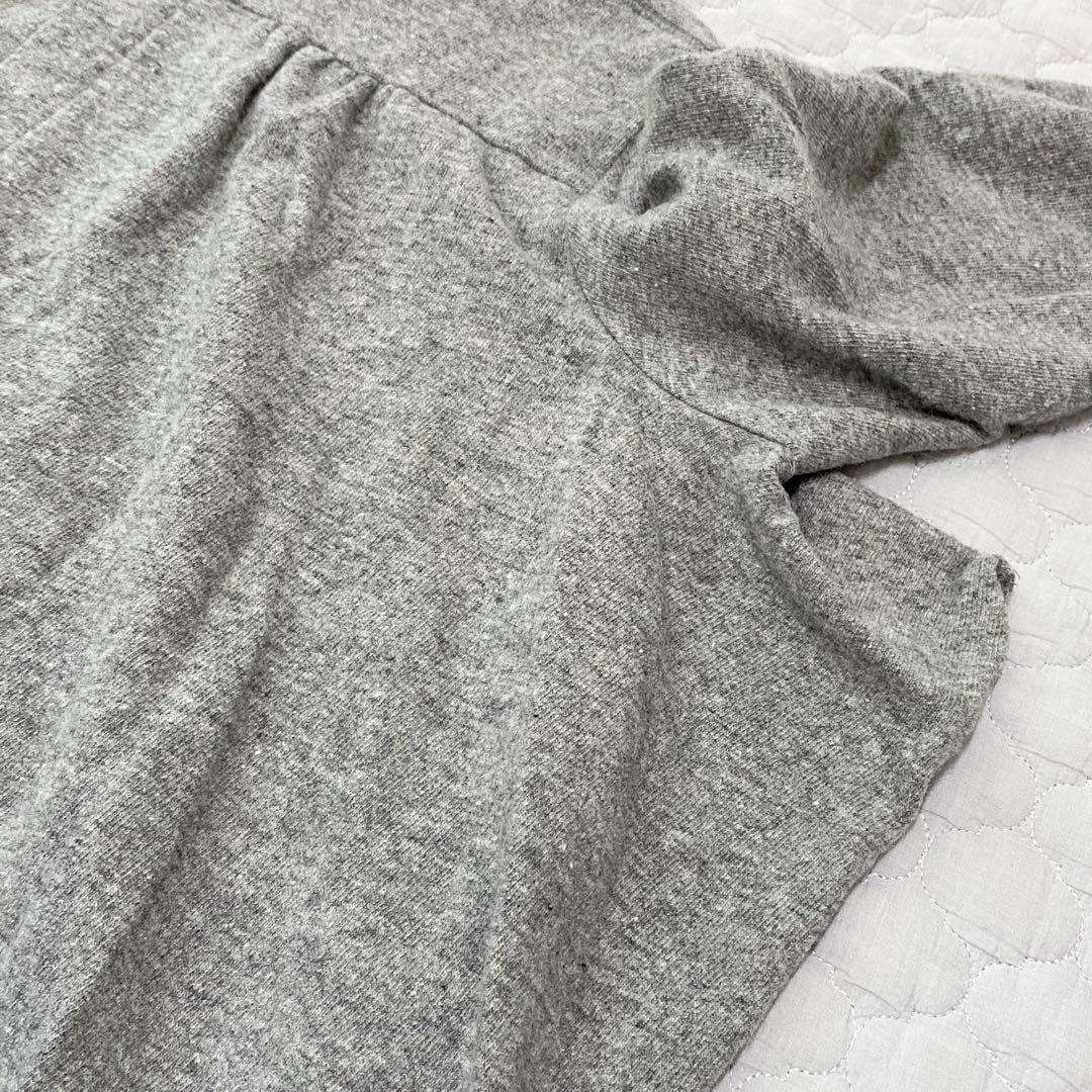 トリココムデギャルソン 丸襟トップス ニット 変形 グレー - メルカリ