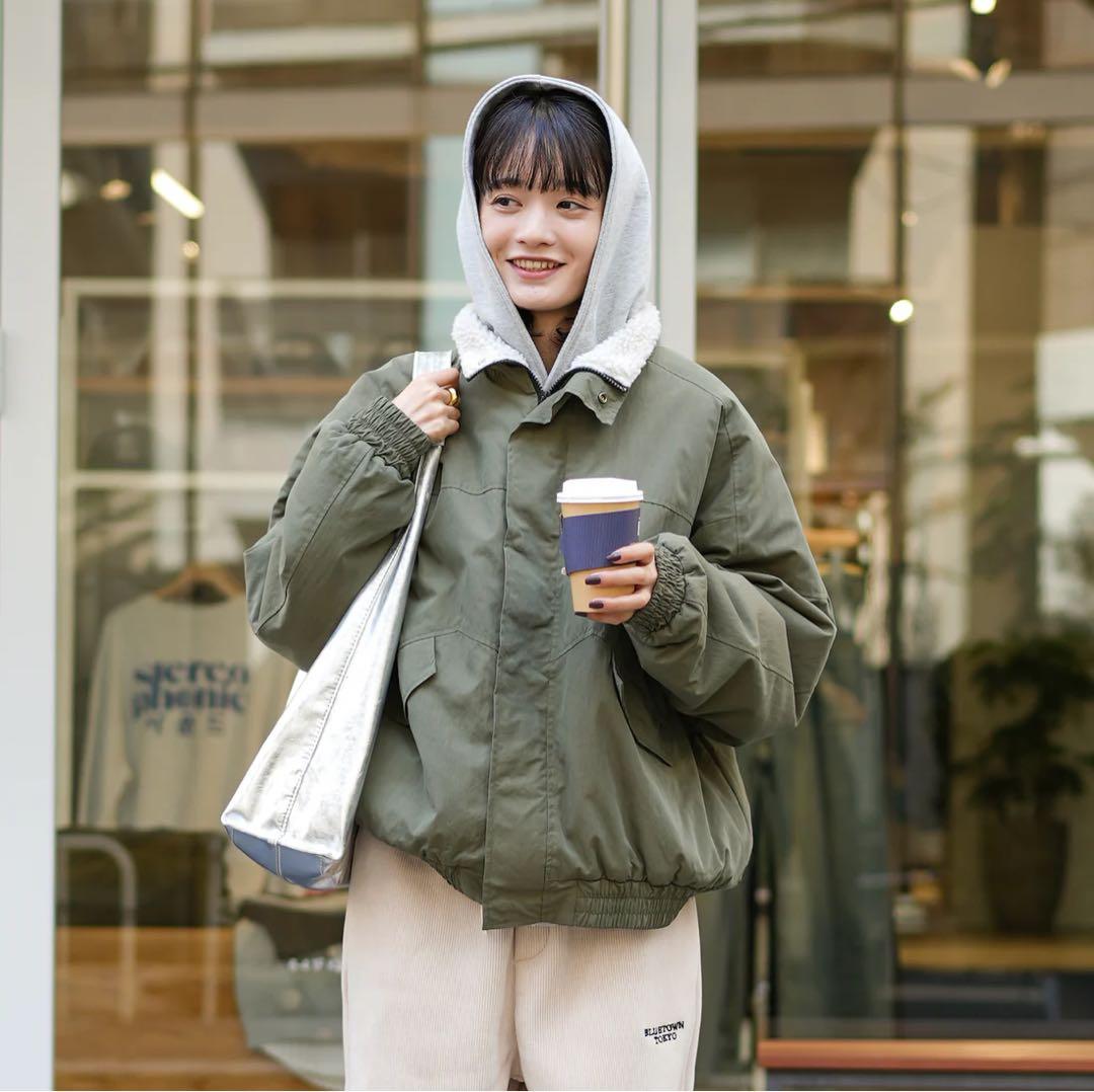 BONBON storeボアミリタリージャケット - メルカリ