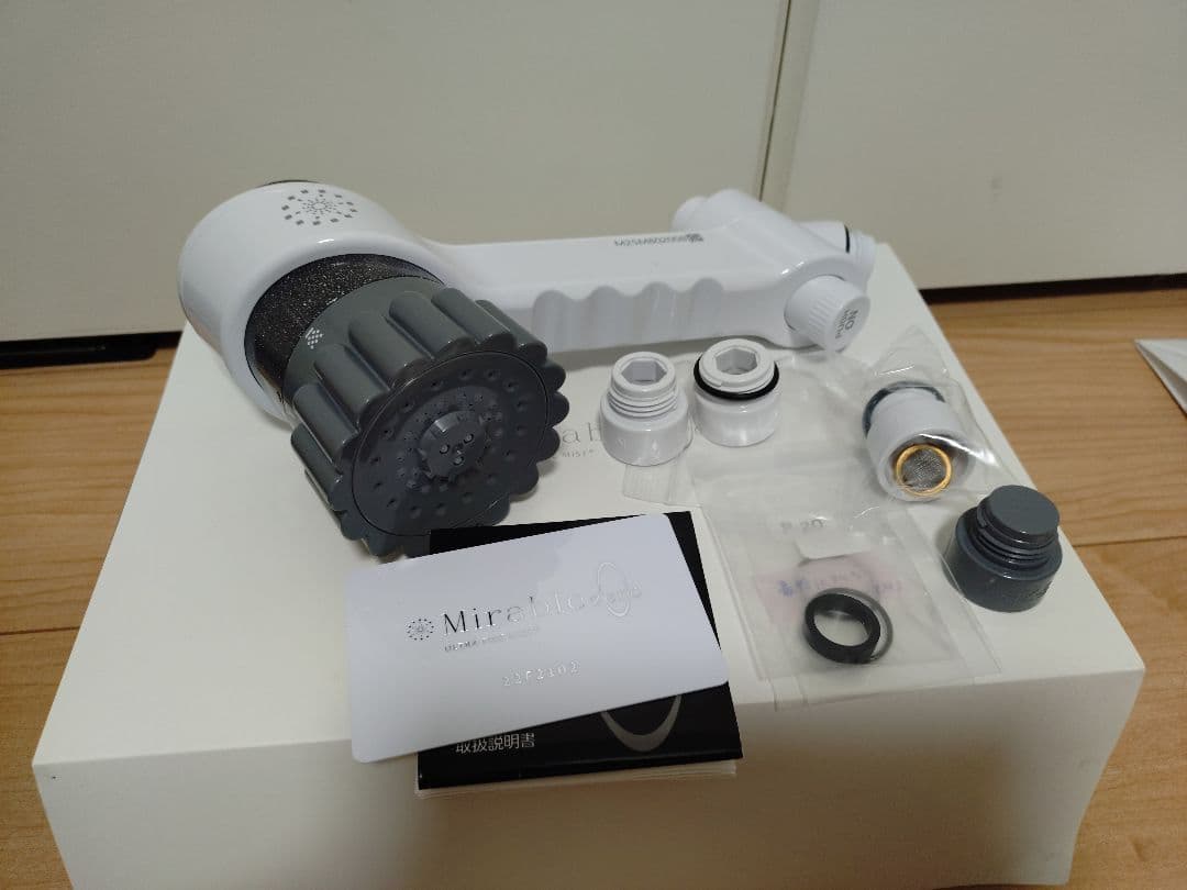 ミラブルゼロ シャワーヘッド ホワイト/グレー ミラブルzero（ミラブルゼロ）