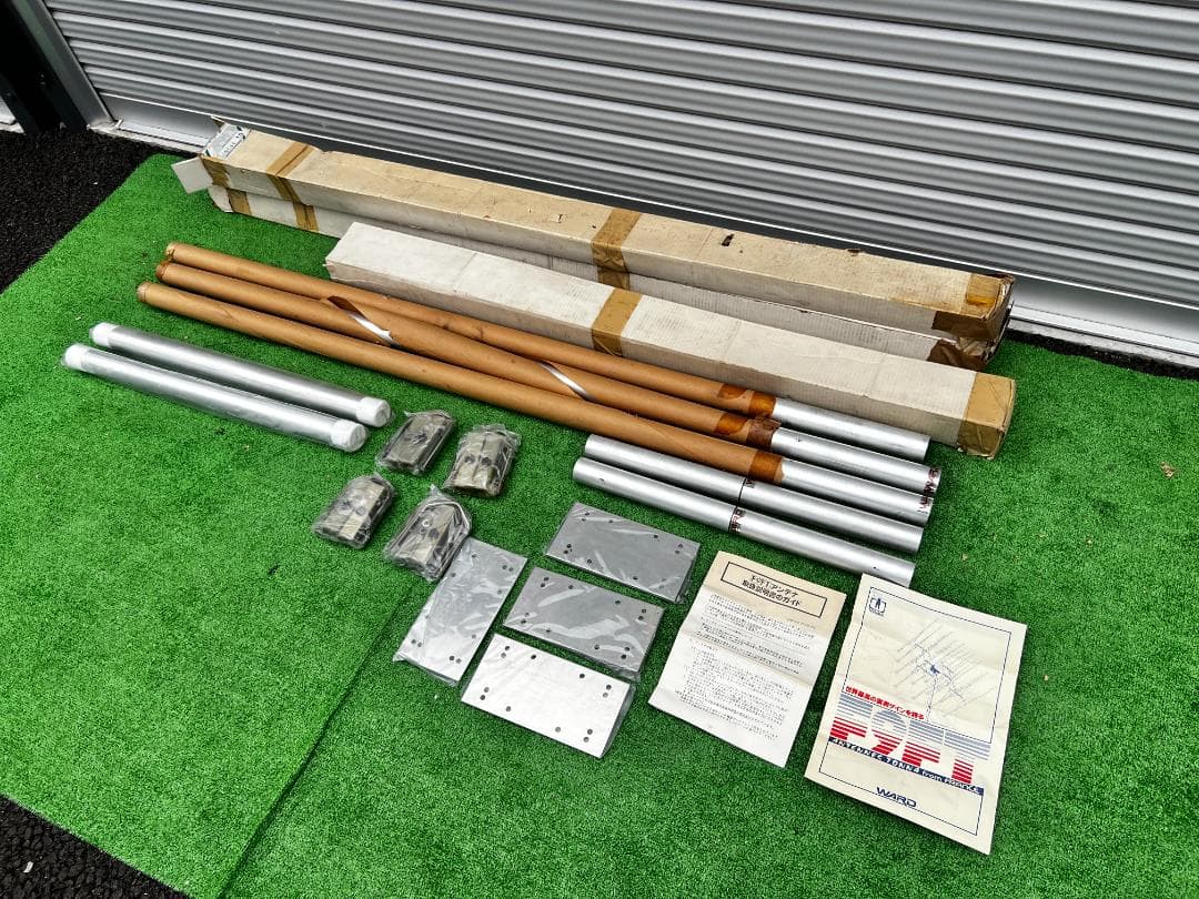 ひ*り様 WARD F9FT アンテナ 関連 未使用パーツ まとめ売り TONN ウィングフォート 5th Anniversary ブラック （4人用インナーテント