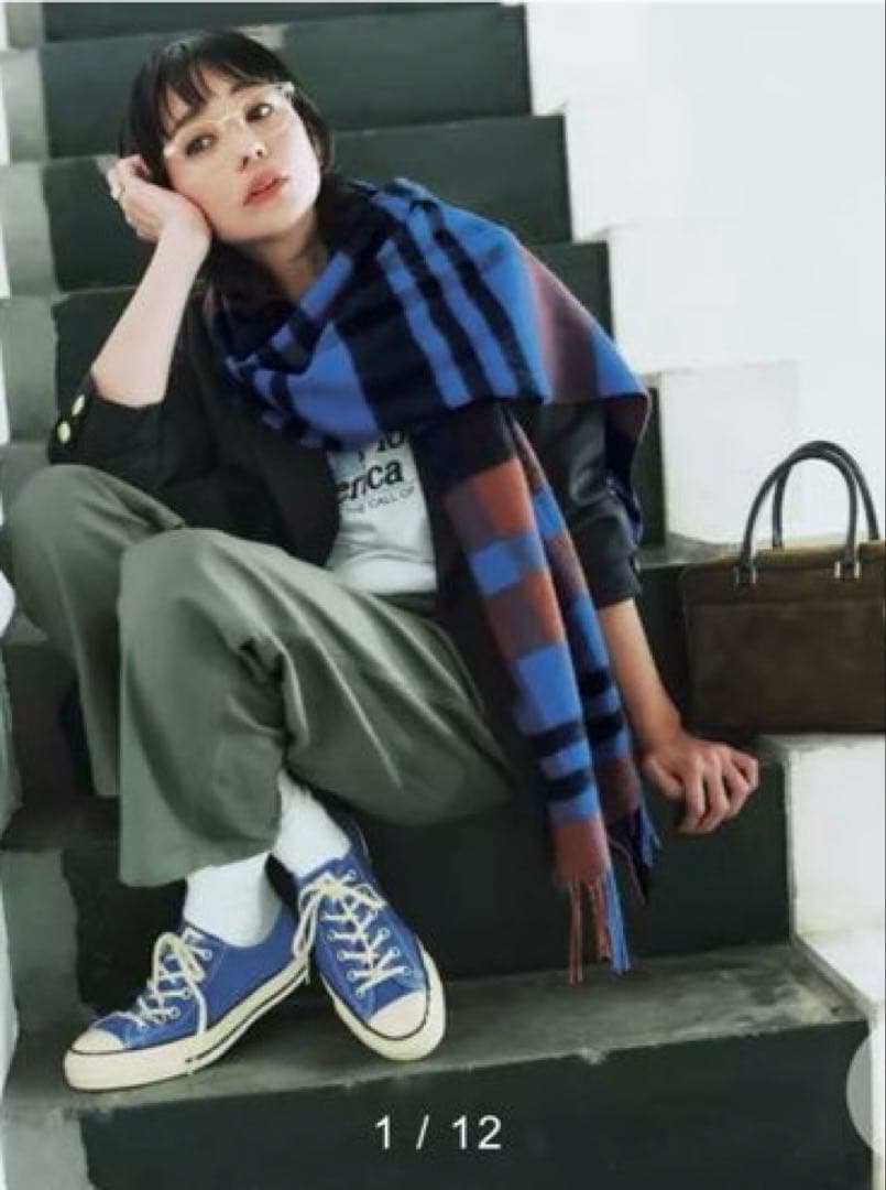 1度のみ2025●LEE掲載完売●TWEEDMILLチェックストール 楽天市場】ツイードミル TWEEDMILL ラムズウール チェック ストール