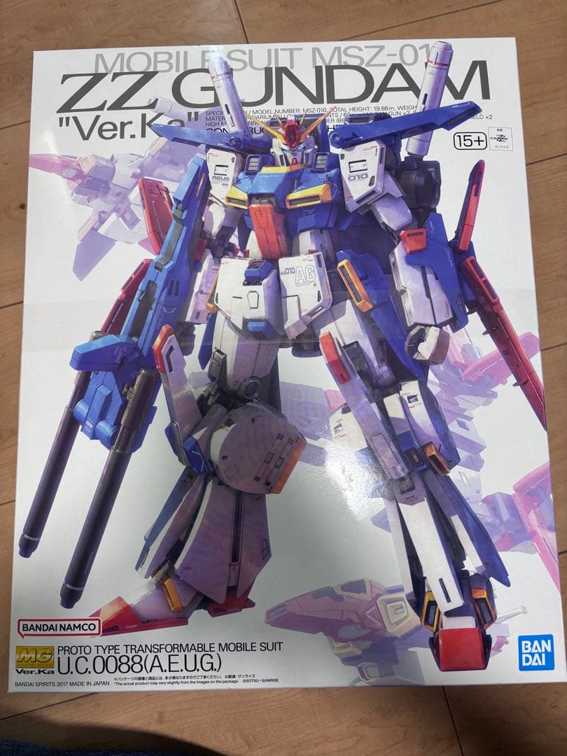 MG ZZガンダム Ver.Ka 新品未開封 P-Bandai: MG 1/100 Enhanced ZZ Gundam Ver. Ka – Omocha Japan