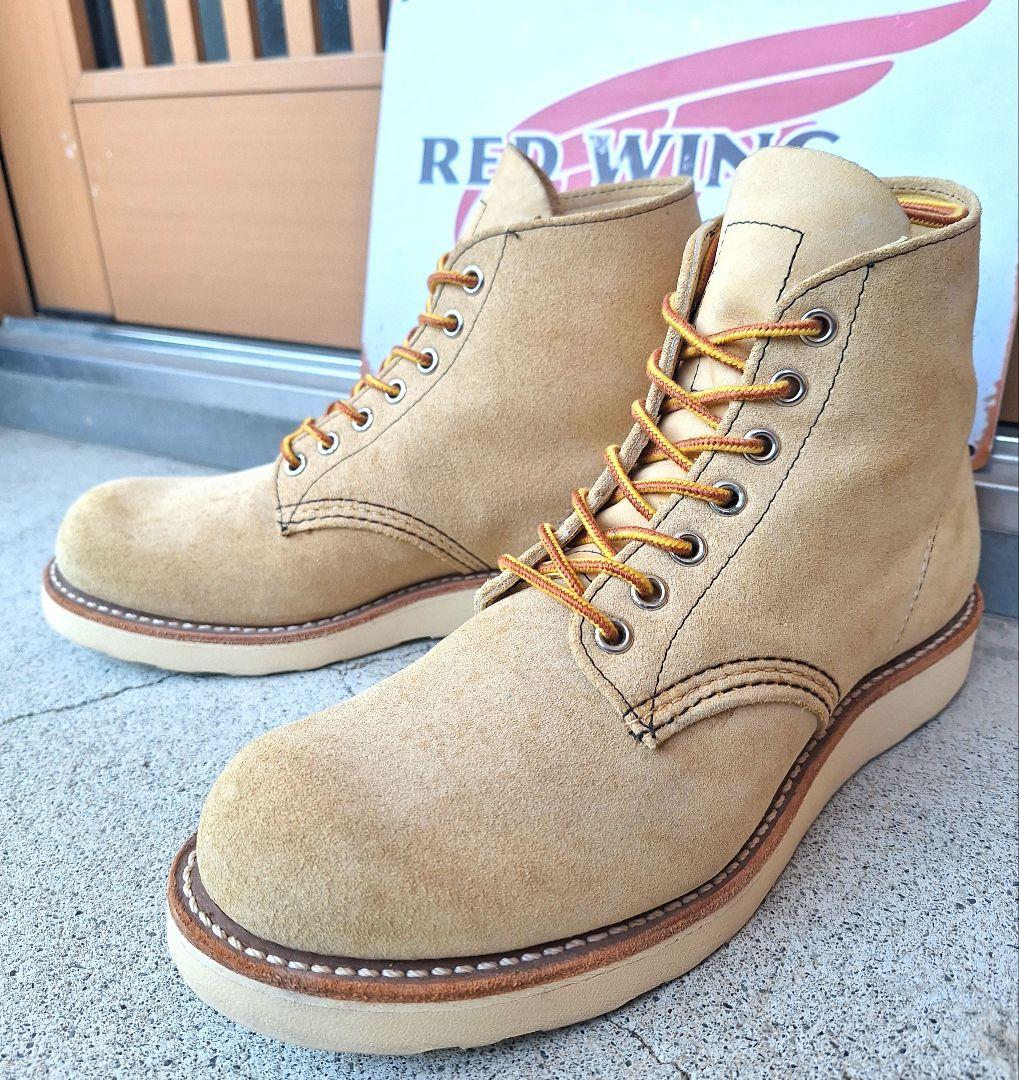 美品 レッドウィング 8167 プレーントゥ スエード 7E レッドウィング プレーントゥ タンラフアウト スエード #8167 入荷情報