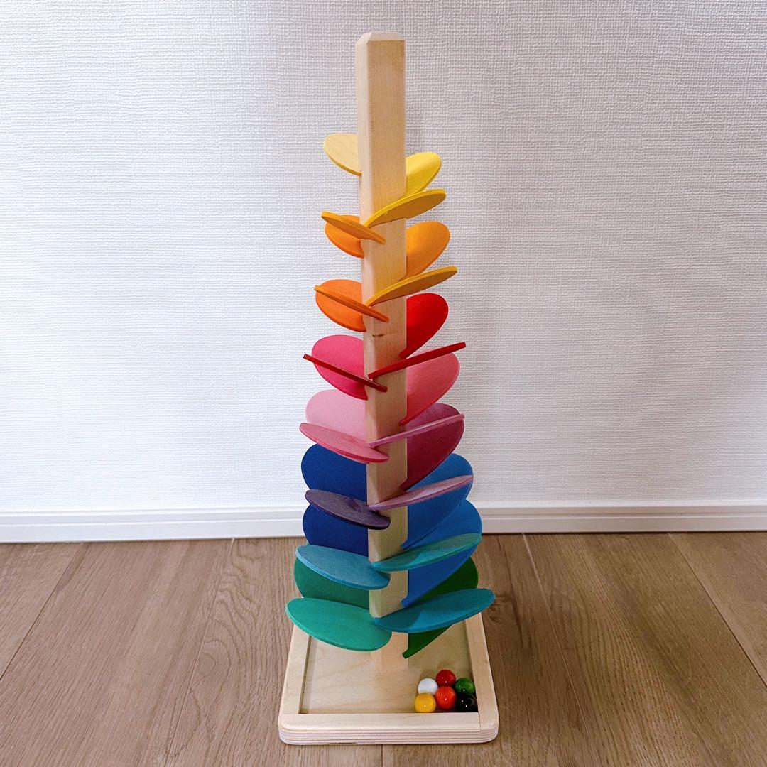 マジックウッド　ボーネルンド　カラコロツリーS 楽天市場】マジックウッド カラコロツリー S[木製 おもちゃ ビー玉