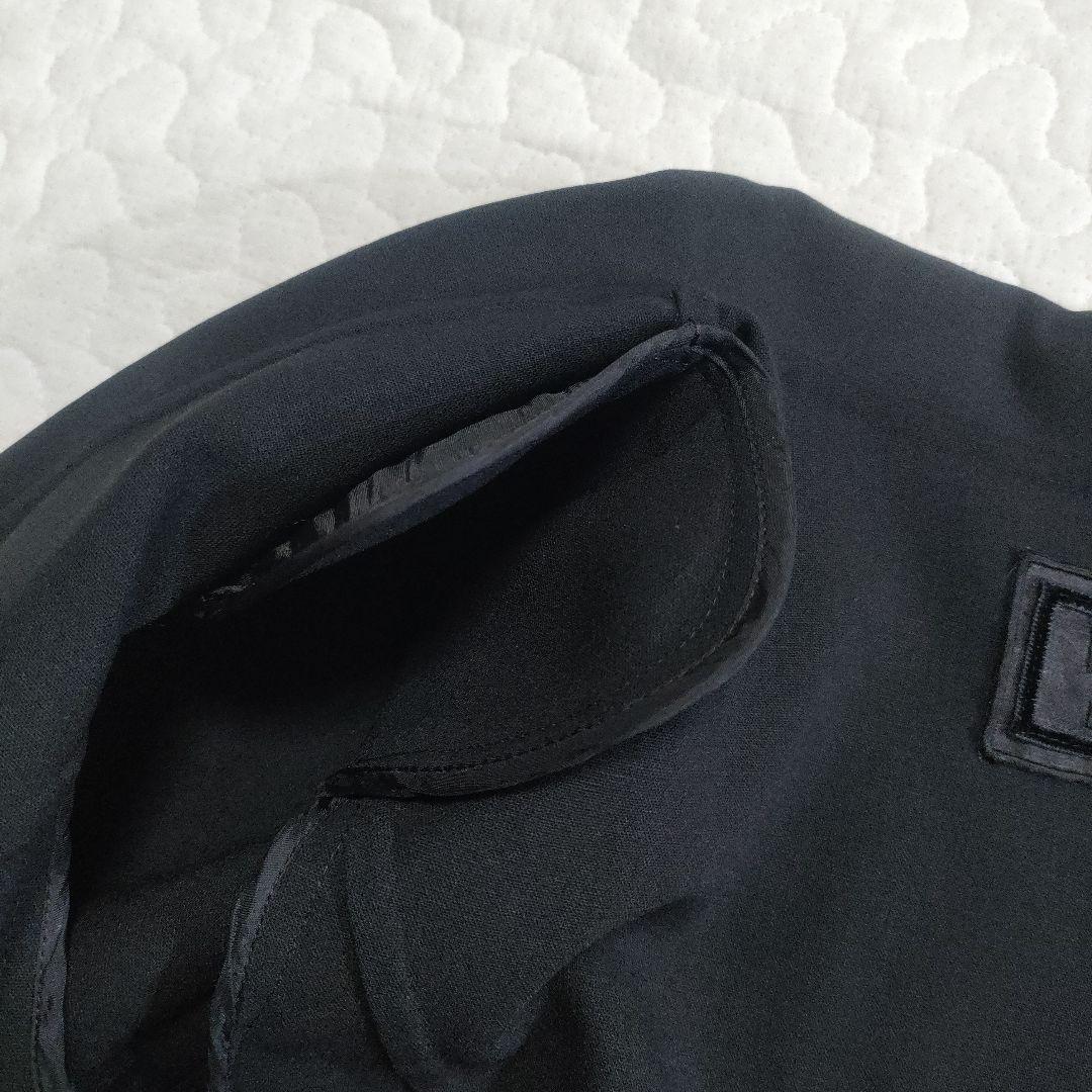 美品✨FOXEY ショールカラーダブルジャケット 黒 ウッドボタン 38