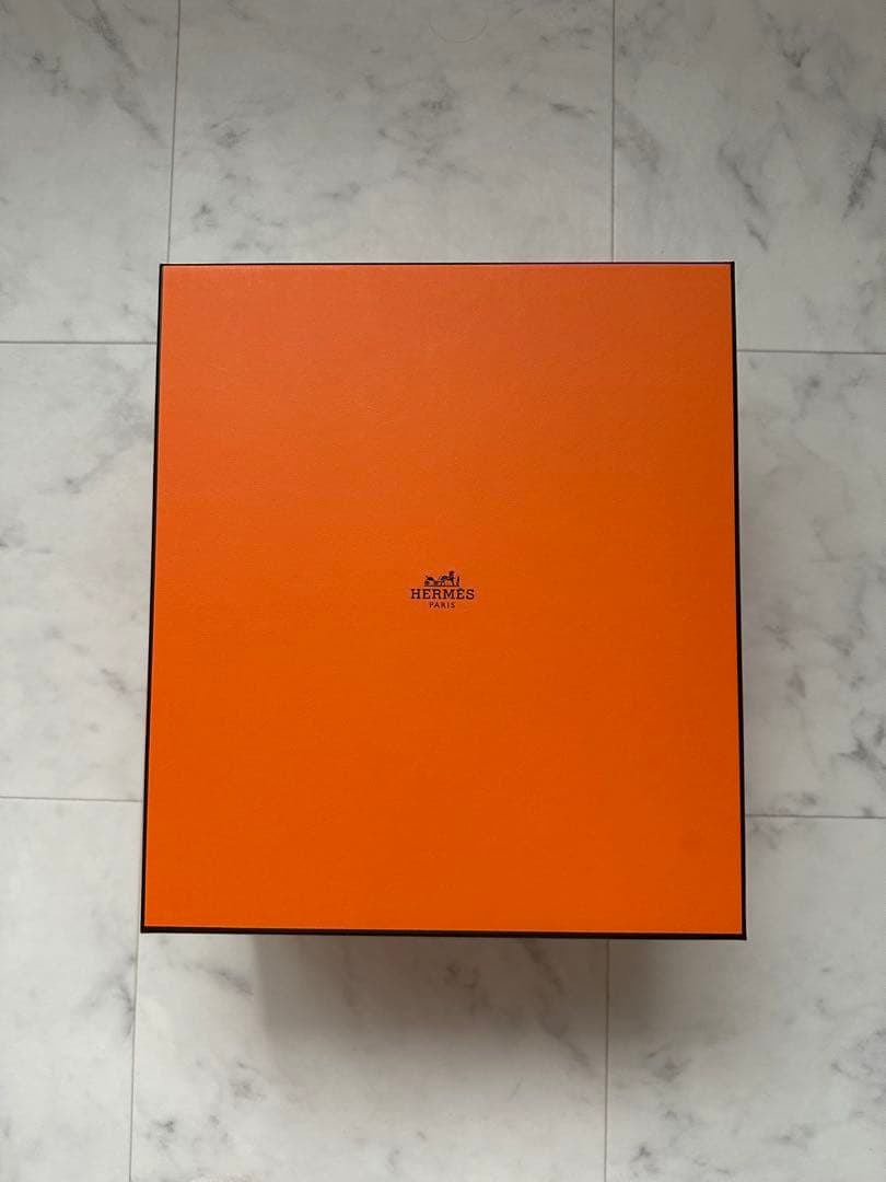 HERMES オレンジボックス　空箱　バーキン25 エルメス】ケリー バーキン 空箱 オレンジボックス HERMES - メルカリ