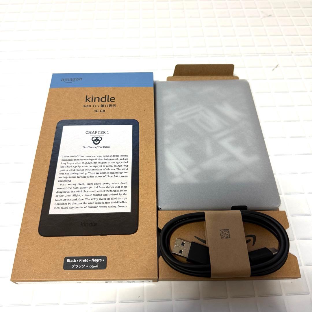 【美品☆】Kindle 第11世代 (2024) ブラック 16GB 広告なし Kindle（キンドル） 第11世代 ブラック 16GB Amazon C2V2L3 Amazon