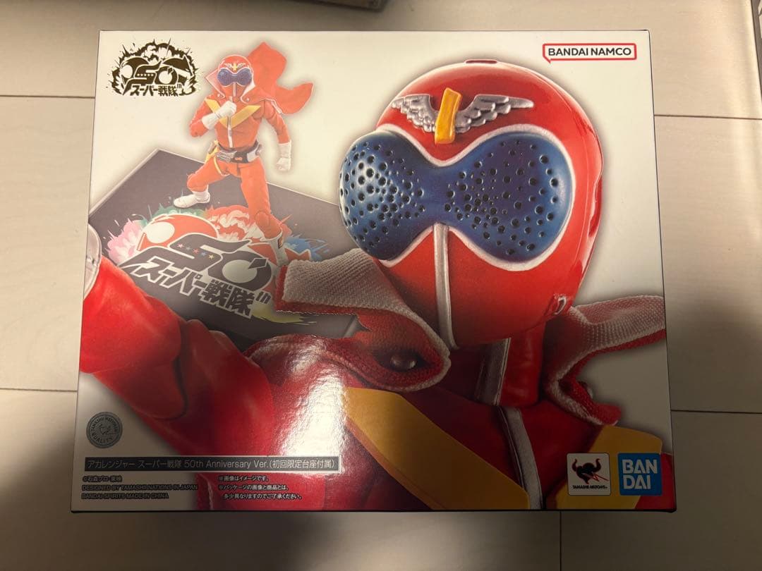 真骨彫製法 アカレンジャー 50th Anniversary Ver レビュー】S.H.Figuarts（真骨彫製法） アカレンジャー スーパー戦隊