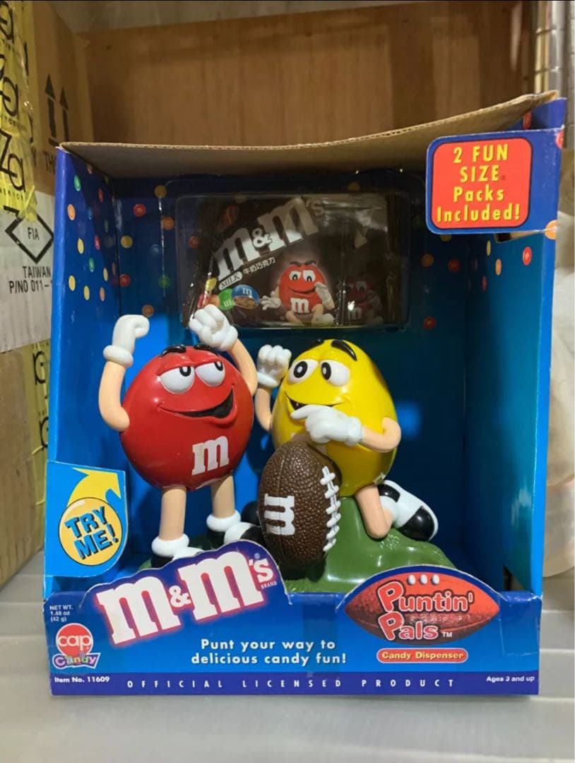 M&M's Puntin' Pals キャンディディスペンサー M&M's Puntin' Pals キャンディディスペンサー M&M's Puntin' Pals