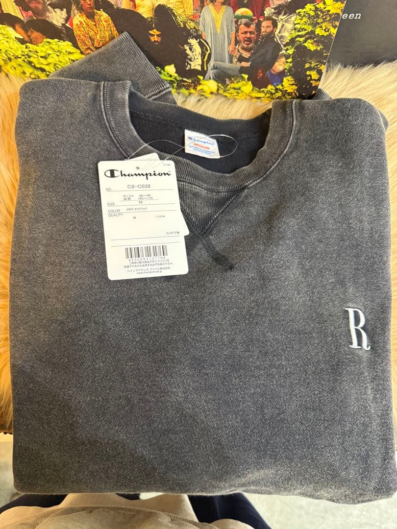 ロンハーマン×チャンピオン フレンチテリー Rロゴ スウェットプル