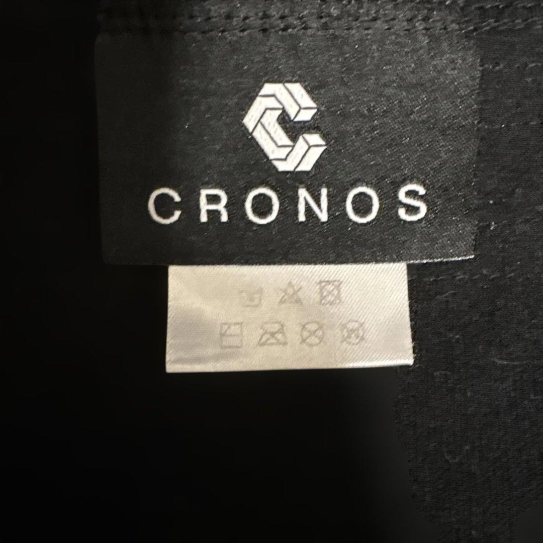 CRONOS ブラック サイドストライプ ジョガーパンツ - メルカリ