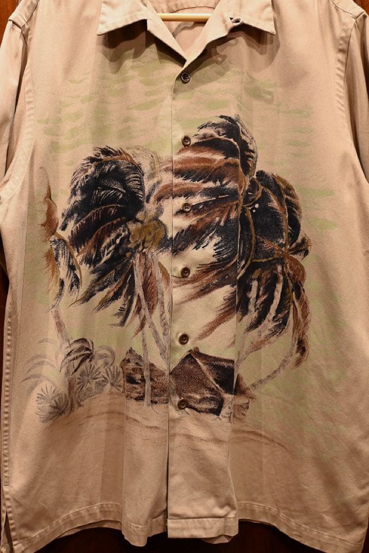 Polo by Ralph Lauren アロハシャツ ヤシの木 プリント 半袖 レディース] ラルフローレン ヨット ヤシの木 島 ハイビスカス 総柄