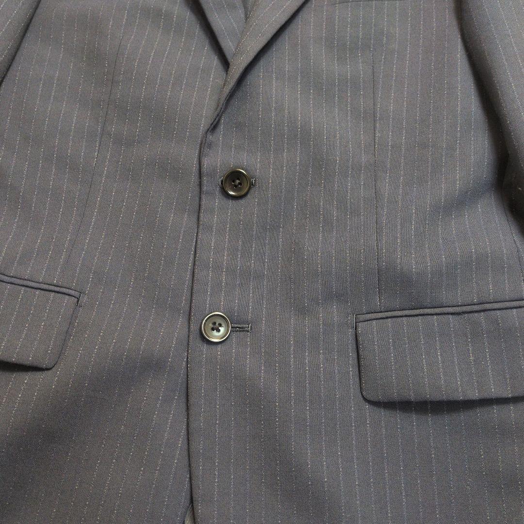 コムサイズム✨3ピース✨S】スーツ セットアップ ストライプ 背抜き 夏