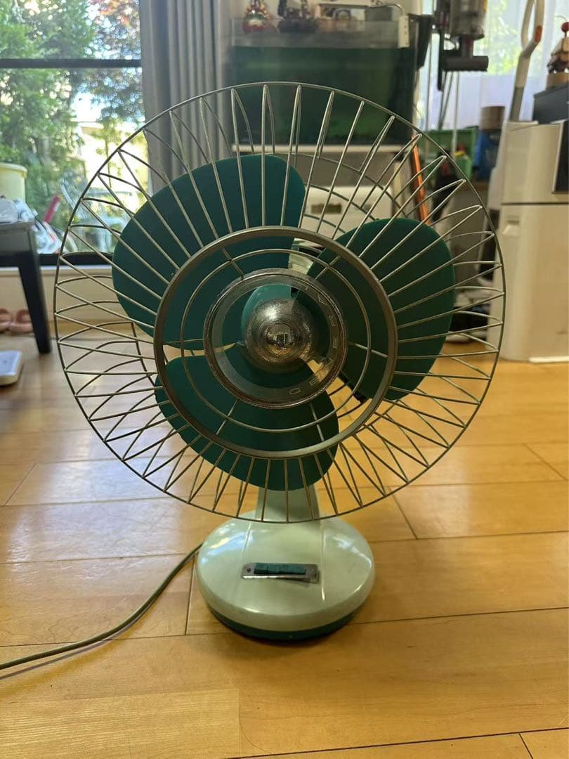 ゼネラル　レトロ扇風機　戦前　EF-317A 作動品 Yahoo!オークション - 昭和レトロ ジェネラル扇風機 30cm高級お座敷扇