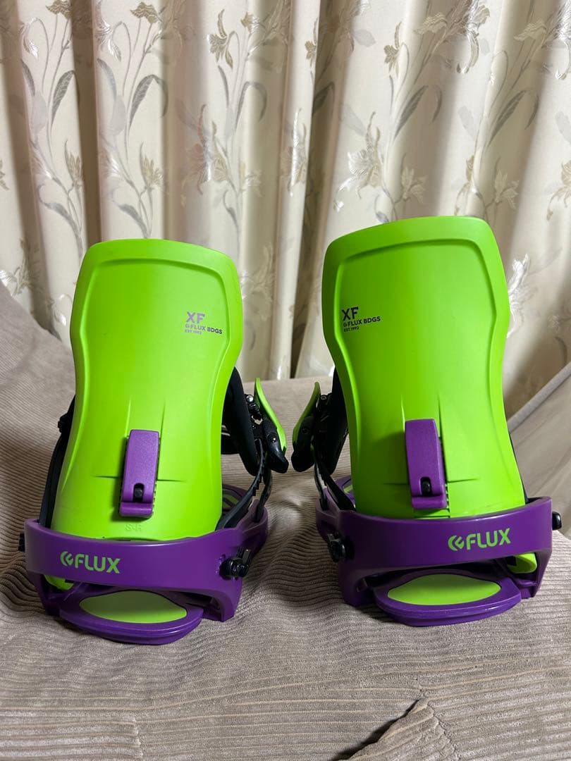 22-23 FLUX XF ビンディング Sサイズ　グリーン/パープル　使用２回 楽天市場】パープル（ブランドフラックス（FLUX））（ビンディング