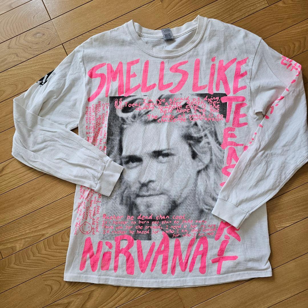 熊谷隆志着 ニルヴァーナ カートコバーン ロンT ブルースウェーバー