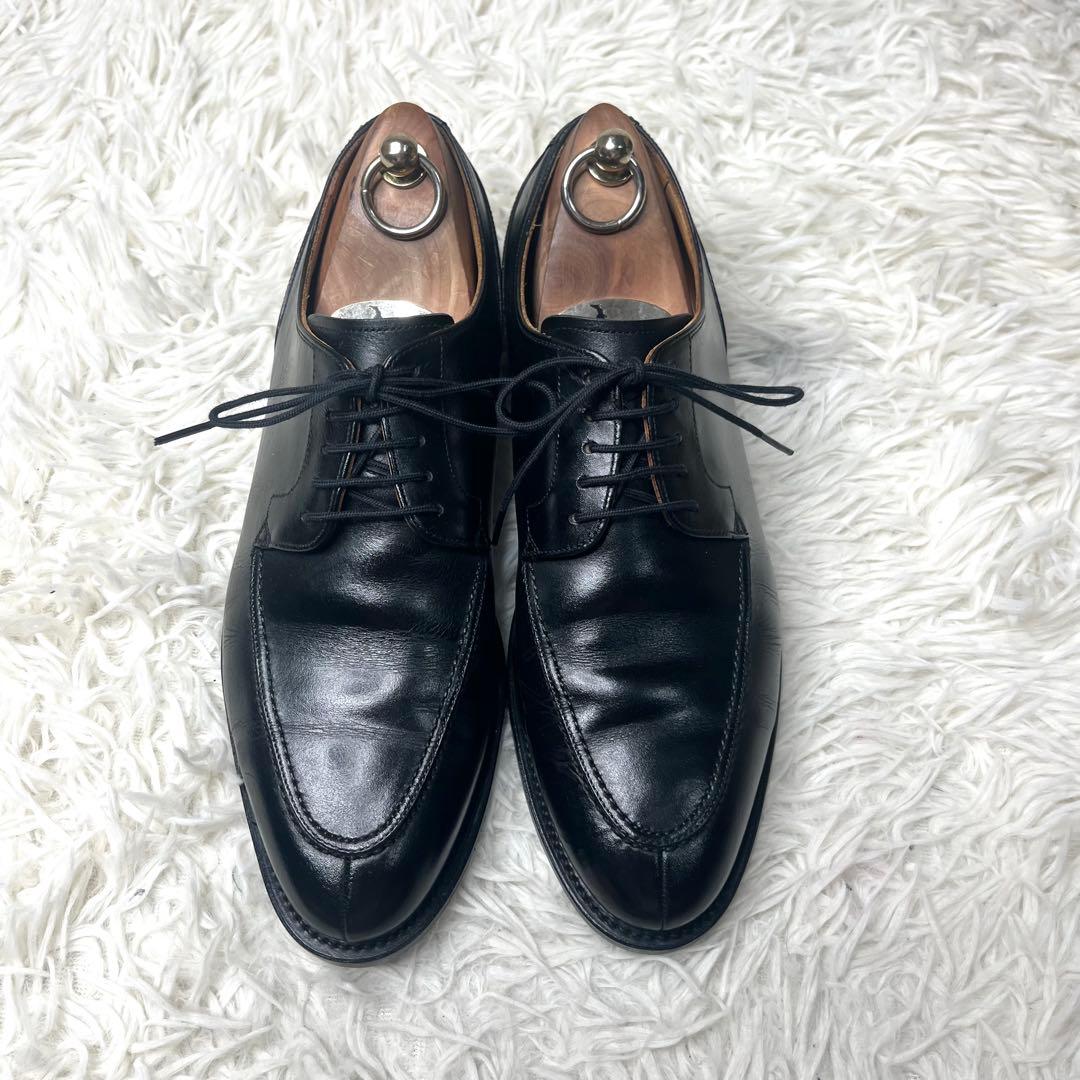 美品】 スコッチグレイン Uチップ ビジネス シューズ F-3789 25.5