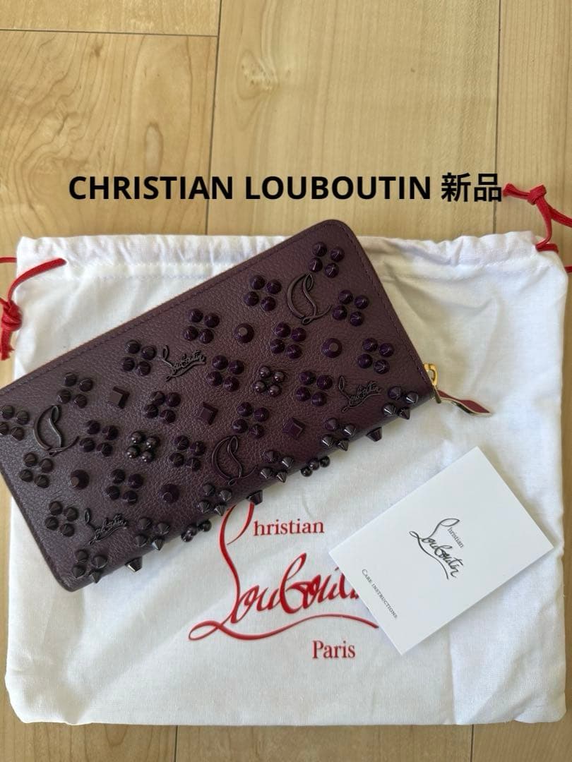 たくや【新品未使用】CHRISTIAN LOUBOUTIN レザー長財布 楽天市場】クリスチャン ルブタン メンズ（レディース財布｜財布
