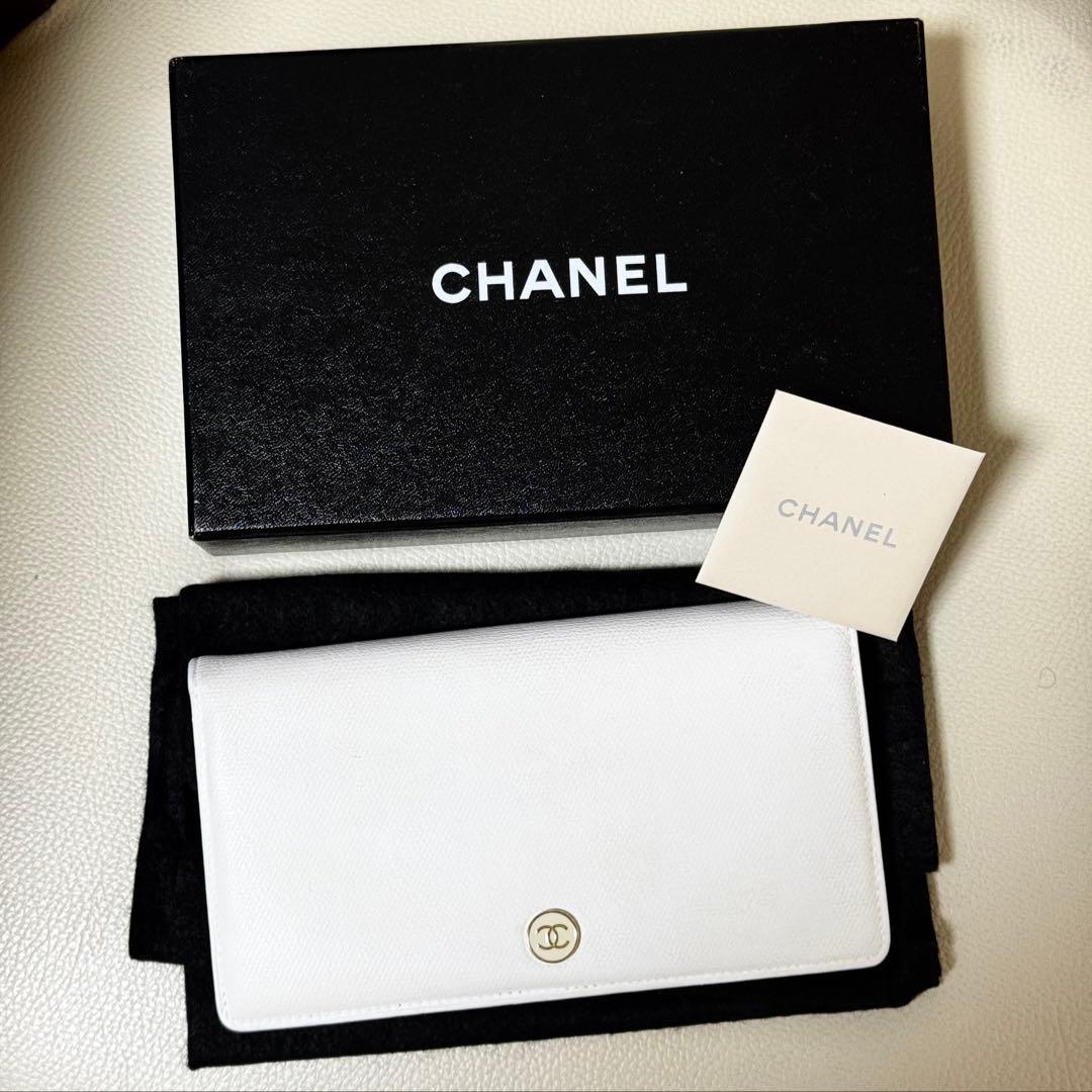 シャネル Chanel 長財布　ココマーク　ゴールド金具　アイボリーホワイト 楽天市場】シャネル 長財布 ホワイトの通販