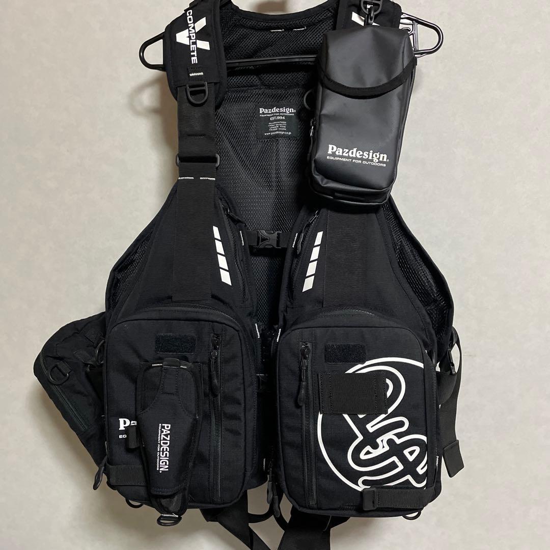 pazdesign コンプリートVフローティングベスト パズデザインゲームベスト 釣りを快適に、そして安全に楽しむための機能満載！ パズデザイン