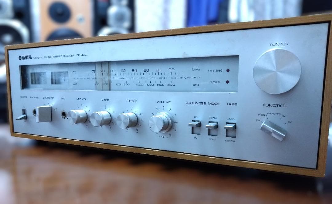 レシーバーアンプ YAMAHA CR-400 YAMAHA CR-400 Natural Sound Stereo Receiver Amplifier Power