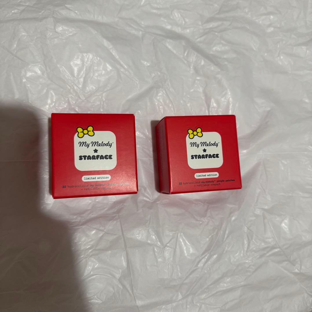 Starface　マイメロディ　スターフェイス　ニキビパッチ Starface☆ヘイリー愛用☆hydro-stars☆ニキビパッチケース付き