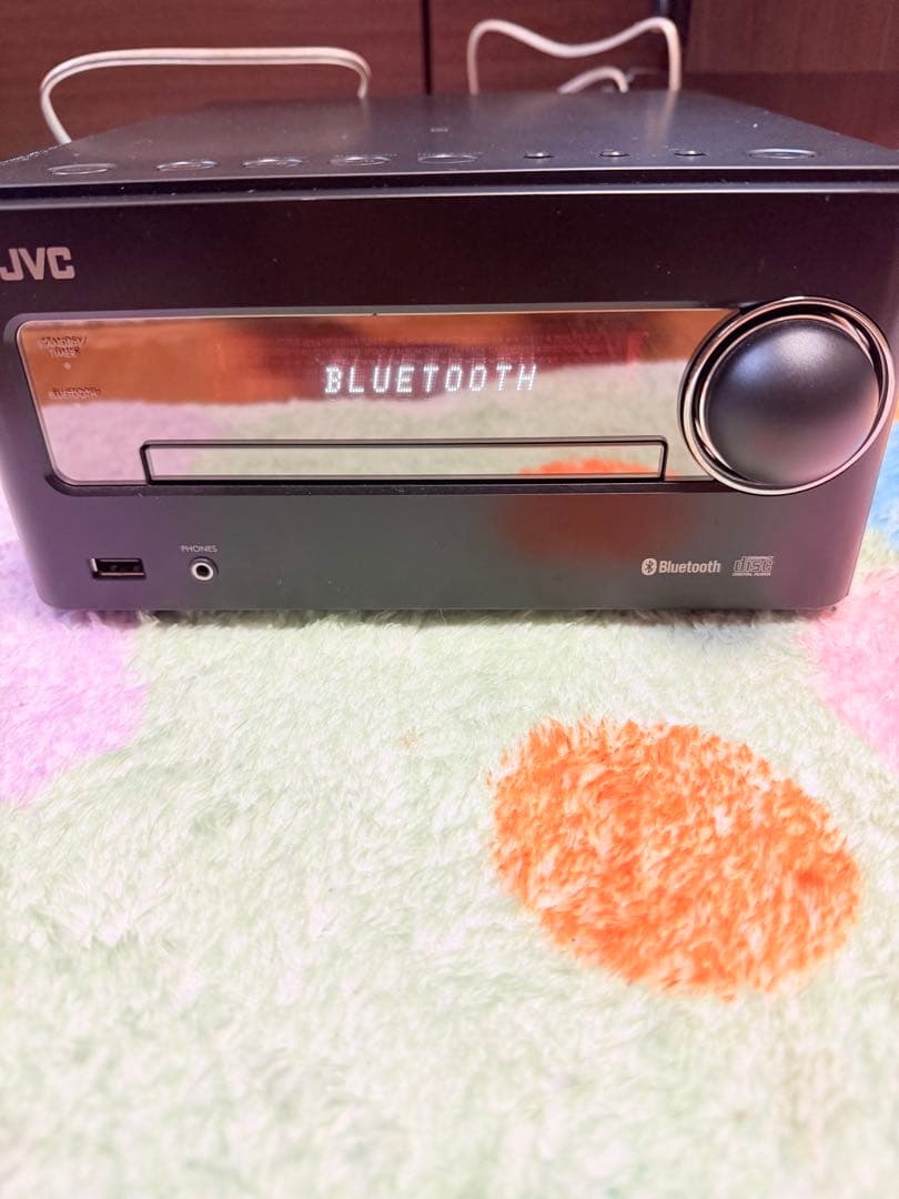 JVC ミニコンポ ウッドコーンスピーカー付き CA-EXS5 新古品 - メルカリ