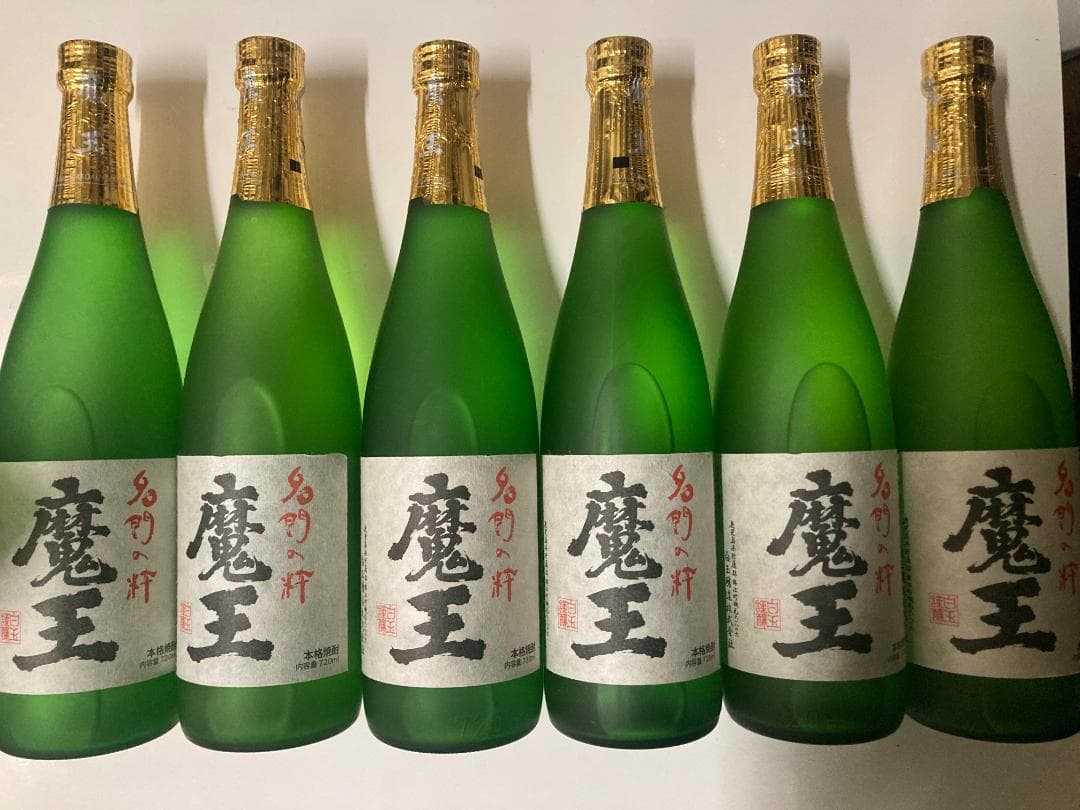 魔王 焼酎 720ml 6本セット 魔王 720ml + メッセージ入りロックグラス2個セット【 8423 】【 芋