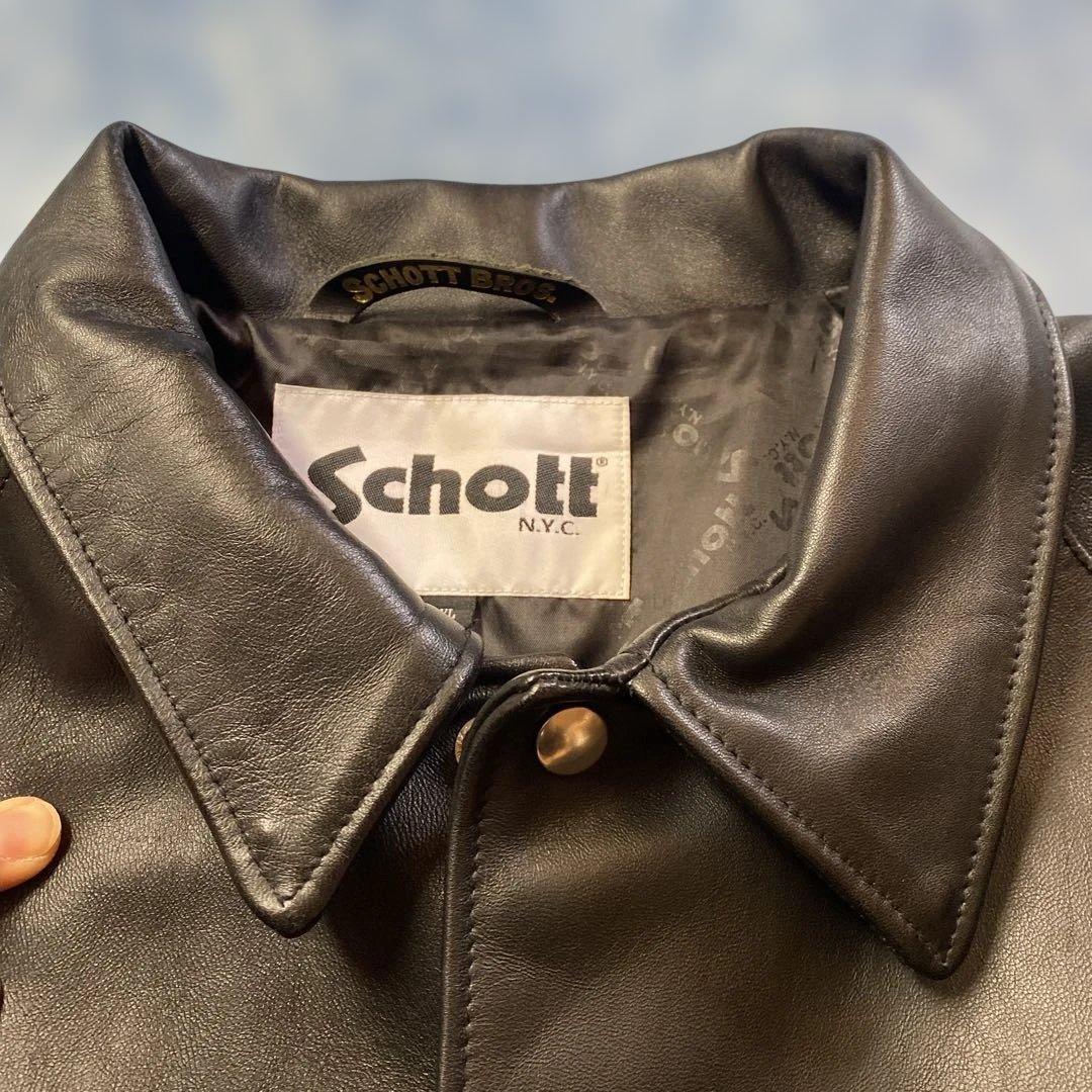 Schott ショット beauty&youth 別注レザー コーチ ジャケット - メルカリ