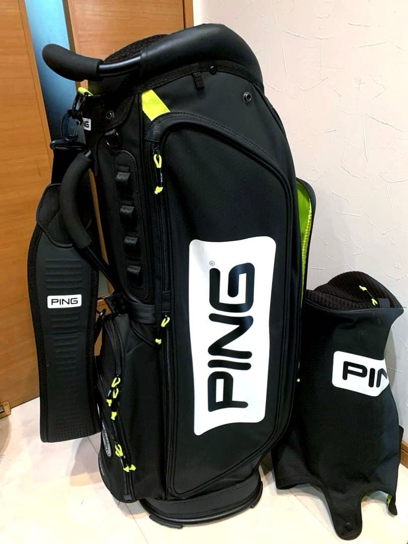 美品　完売モデル　PING ピン　キャディバッグ　CB-U221 PING（ピン） キャディバッグ メンズ キャンディバー CANDY BAR CB