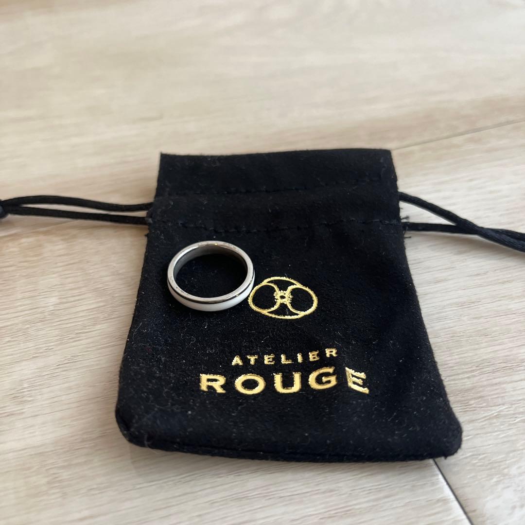 ATELIER ROUGE リング（彩帯;白） Nº12 彩帯 / IROOBI - ATELIER ROUGE / アトリエルージュ
